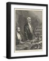 Meeting of the Royal Geographical Society-William Heysham Overend-Framed Giclee Print