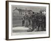 Meeting of the Three Emperors at Skiernievice, Poland-null-Framed Giclee Print