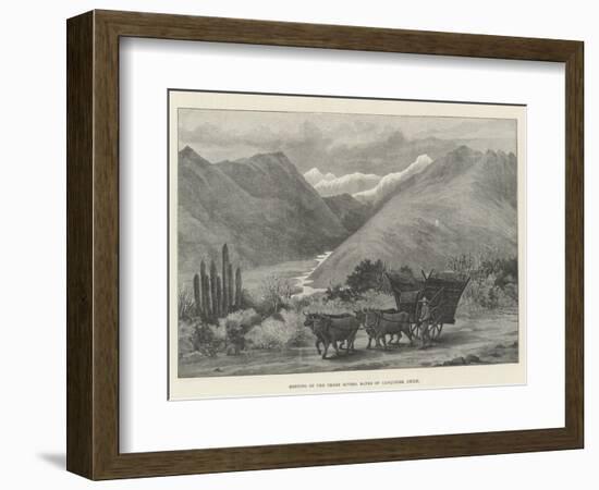 Meeting of the Three Rivers, Baths of Canquenes, Chile-null-Framed Giclee Print