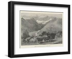 Meeting of the Three Rivers, Baths of Canquenes, Chile-null-Framed Giclee Print