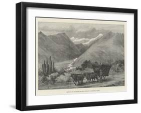 Meeting of the Three Rivers, Baths of Canquenes, Chile-null-Framed Giclee Print