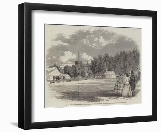 Meeting of the Worcestershire Archery Society in the Grounds of Lea Castle-null-Framed Premium Giclee Print