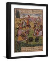 Meeting of Warriors-null-Framed Art Print