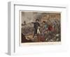 Meeting of Wellington and Blücher at La Belle Alliance-William Heath-Framed Giclee Print