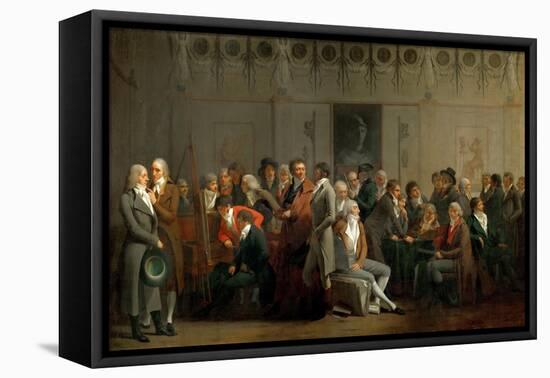 Meeting Of-Louis-Léopold Boilly-Framed Stretched Canvas