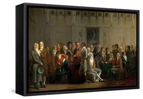 Meeting Of-Louis-Léopold Boilly-Framed Stretched Canvas