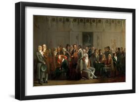 Meeting Of-Louis-Léopold Boilly-Framed Giclee Print