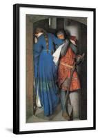 Meeting on the Turret Stairs-Frederick William Burton-Framed Giclee Print