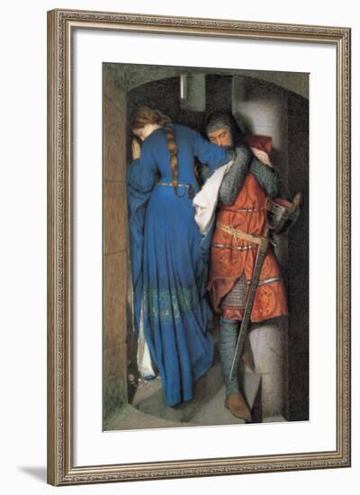 Meeting on the Turret Stairs-Frederick William Burton-Framed Giclee Print