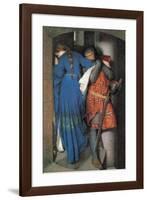 Meeting on the Turret Stairs-Frederick William Burton-Framed Giclee Print