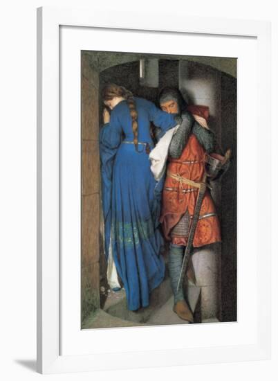 Meeting on the Turret Stairs-Frederick William Burton-Framed Giclee Print