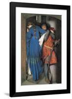 Meeting on the Turret Stairs-Frederick William Burton-Framed Giclee Print