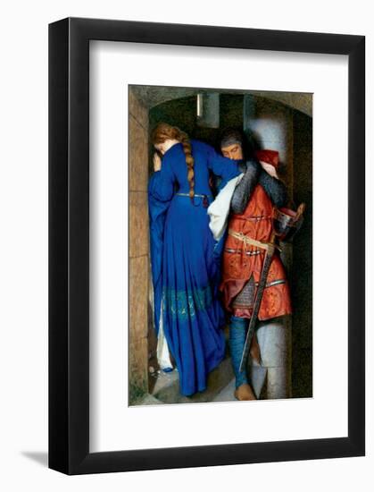 Meeting on Turret Stairs-Frederick William Burton-Framed Premium Giclee Print