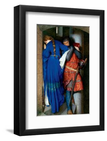 'Meeting on Turret Stairs' Premium Giclee Print - Frederick William