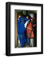 Meeting on Turret Stairs-Frederick William Burton-Framed Premium Giclee Print