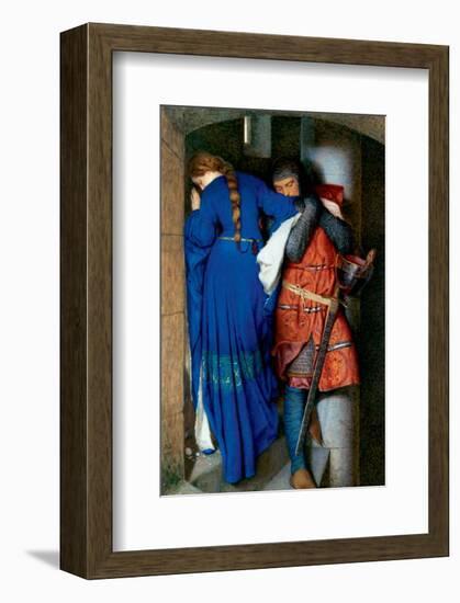 Meeting on Turret Stairs-Frederick William Burton-Framed Premium Giclee Print