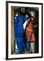 Meeting on Turret Stairs-Frederick William Burton-Framed Premium Giclee Print