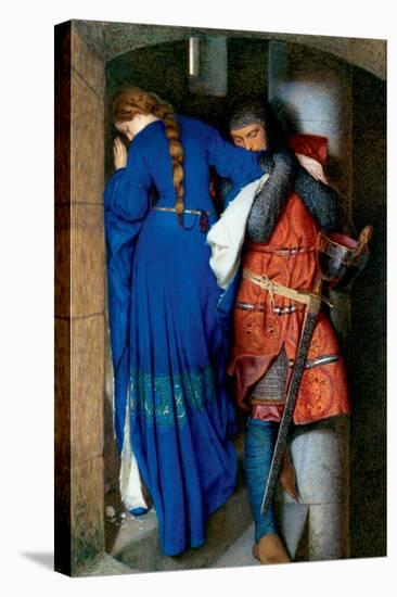 Meeting on Turret Stairs-Frederick William Burton-Stretched Canvas