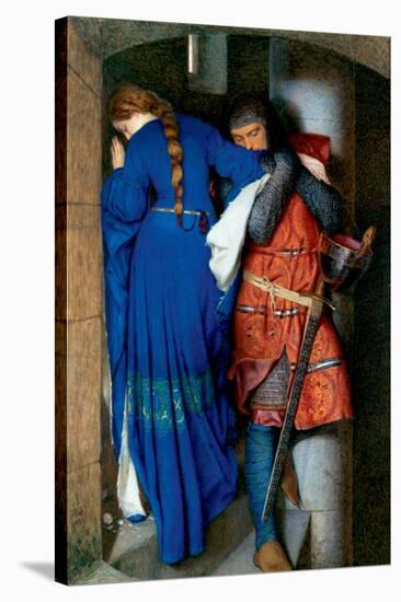 Meeting on Turret Stairs-Frederick William Burton-Stretched Canvas