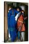 Meeting on Turret Stairs-Frederick William Burton-Stretched Canvas