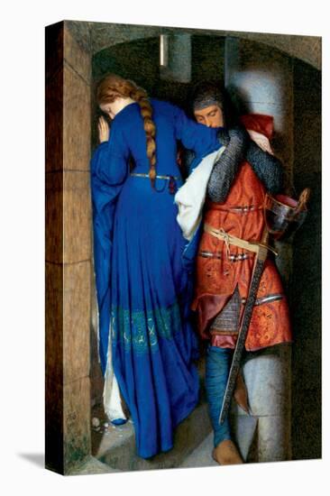 Meeting on Turret Stairs-Frederick William Burton-Stretched Canvas