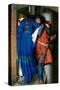 Meeting on Turret Stairs-Frederick William Burton-Stretched Canvas