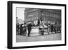 Meeting Place at the Entrance to a Metro Station, Paris, 1931-Ernest Flammarion-Framed Giclee Print