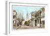 Meeting Street, St. Michael's Church, Charleston, South Carolina-null-Framed Art Print