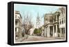 Meeting Street, St. Michael's Church, Charleston, South Carolina-null-Framed Stretched Canvas