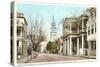 Meeting Street, St. Michael's Church, Charleston, South Carolina-null-Stretched Canvas