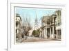 Meeting Street, St. Michael's Church, Charleston, South Carolina-null-Framed Art Print