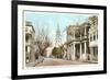 Meeting Street, St. Michael's Church, Charleston, South Carolina-null-Framed Art Print