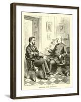 Meeting with Bismarck-null-Framed Giclee Print