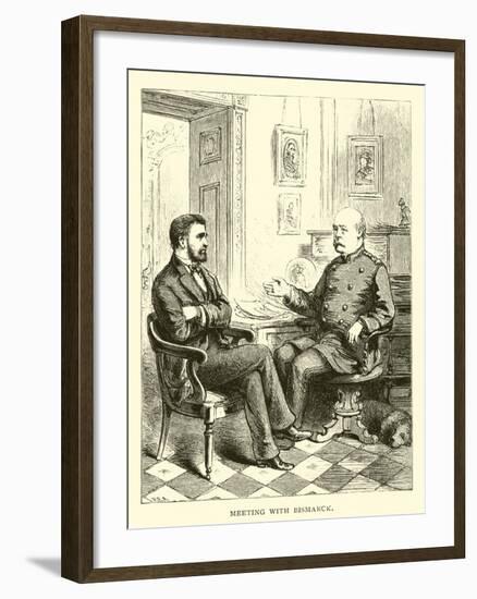 Meeting with Bismarck-null-Framed Giclee Print