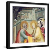 Meeting with Saint Anne-null-Framed Giclee Print