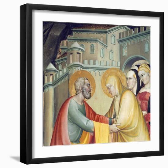 Meeting with Saint Anne-null-Framed Giclee Print