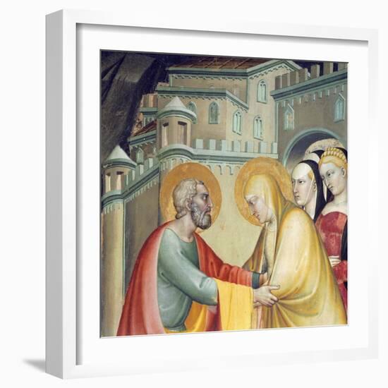 Meeting with Saint Anne-null-Framed Giclee Print