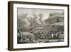 Meeting with the Natives of Ombai Island Book Illustration-null-Framed Giclee Print