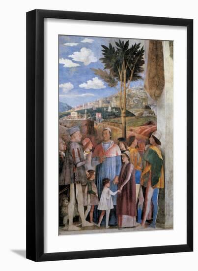 Meeting-Andrea Mantegna-Framed Art Print