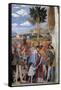 Meeting-Andrea Mantegna-Framed Stretched Canvas