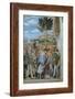 Meeting-Andrea Mantegna-Framed Art Print