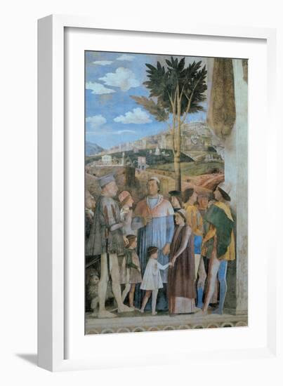 Meeting-Andrea Mantegna-Framed Art Print