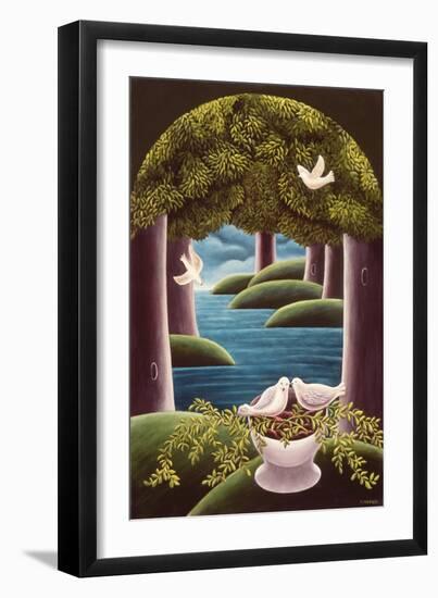 Meeting-Jerzy Marek-Framed Giclee Print