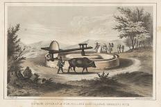 Chinese Irrigating Machine Worked by Men, 1855-Meffert-Mounted Giclee Print