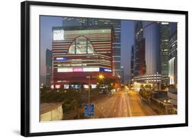 Megabox Shopping Mall and Entreprise Square Three at Dusk, Kowloon Bay, Kowloon-Ian Trower-Framed Photographic Print