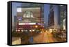 Megabox Shopping Mall and Entreprise Square Three at Dusk, Kowloon Bay, Kowloon-Ian Trower-Framed Stretched Canvas