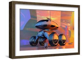 Megafuture AZ X one thousand XXIV-Fernando Palma-Framed Giclee Print