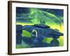 Megafuture Globa Spear XXVIII-Fernando Palma-Framed Giclee Print