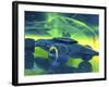 Megafuture Globa Spear XXVIII-Fernando Palma-Framed Giclee Print