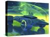 Megafuture Globa Spear XXVIII-Fernando Palma-Stretched Canvas
